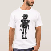 Robot 270620/011 - T-Shirt zwart en wit (Voorkant)