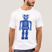 Robot 270620/04 - Navy Blue en White T-Shirt (Voorkant)