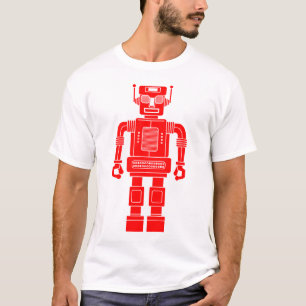 Robot 270620/04 - Rood en wit T-shirt