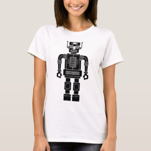 Robot 270620/04 - T-Shirt zwart en wit