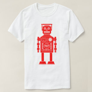 Robot 270620/06 - Rood en wit T-shirt