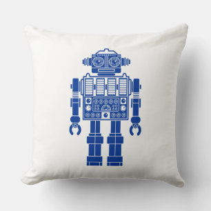 Robot 270620/08 - Navy Blue en White Sierkussen
