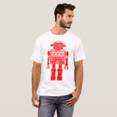 Robot 270620/08 - Rood en wit T-shirt (Voorkant volledig)