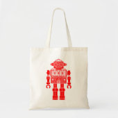 Robot 270620/08 - Rood en wit Tote Bag (Voorkant)