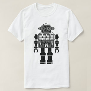 Robot 270620/08 - T-Shirt zwart en wit