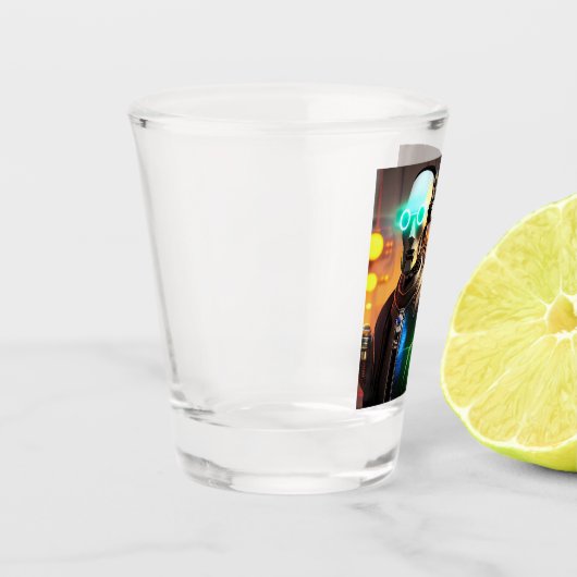 Robot 2 borrelglas shot glas (Links)