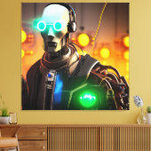 Robot 2 canvas print (Insitu (Woonkamer))