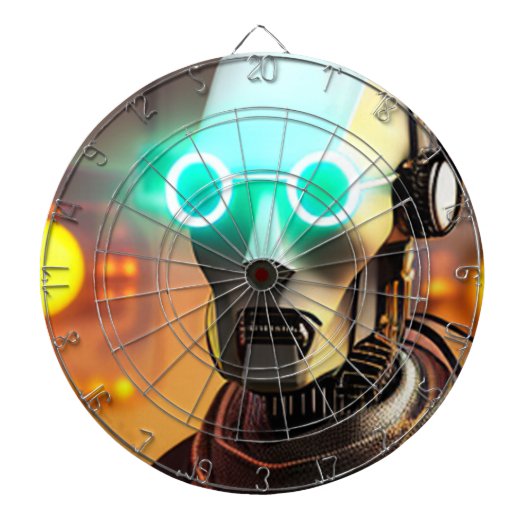 Robot 2 dartboard dartbord (Voorkant)