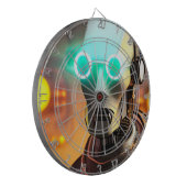 Robot 2 dartboard dartbord (Voorkant Links)