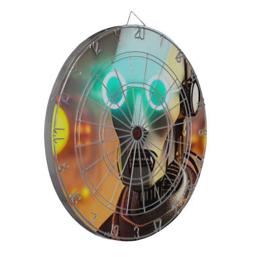 Robot 2 dartboard dartbord (Voorkant Links)