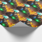 Robot 2 glanzend inpakpapier (Hoek)