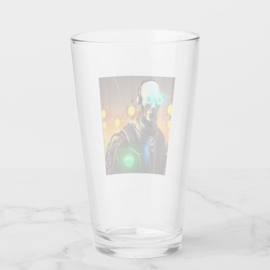 Robot 2 glazen tumbler (Achterkant)