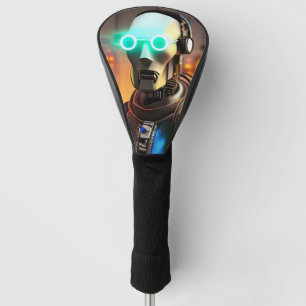Robot 2 golfclub bestuurdershoofddeksel golfheadcover