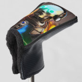 Robot 2 golfclub putter hoofddekking golfheadcover (3/4 voorkant)