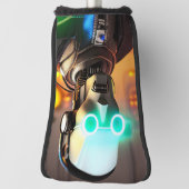 Robot 2 golfclub putter hoofddekking golfheadcover (Draai 90)