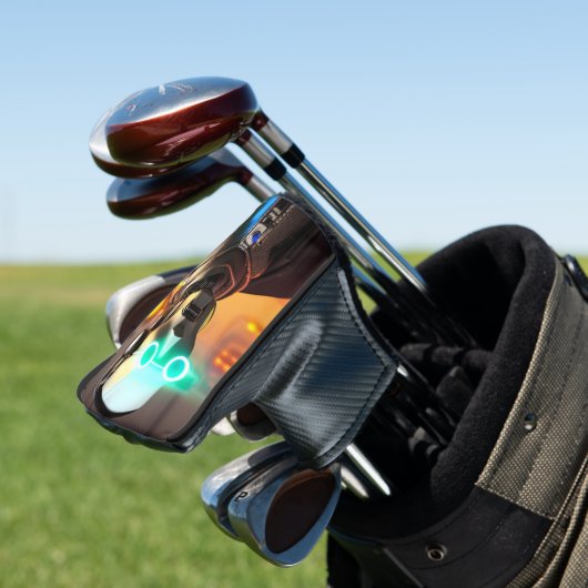Robot 2 golfclub putter hoofddekking golfheadcover (Insitu)