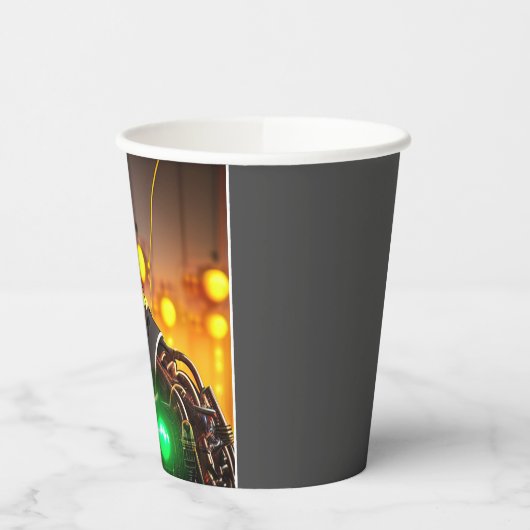 Robot 2 papieren bekers (Links)