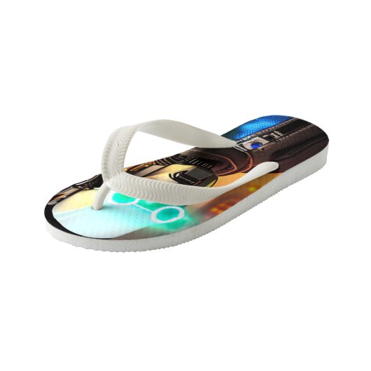 Robot 2 peuter teenslippers (Schuin)