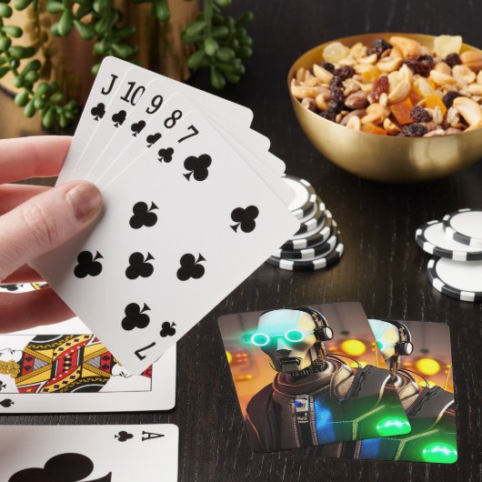 Robot 2 Poker speelkaarten (Insitu)