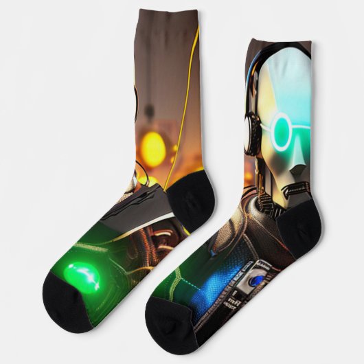 Robot 2 premium sokken (Links)