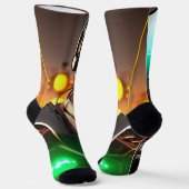 Robot 2 premium sokken (Gebogen)