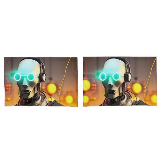 Robot 2 standaard kussenslopen 2-zijdig paar (Voorkant-Set)