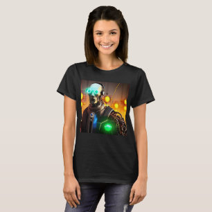 Robot 2 vrouwen zwart T-shirt