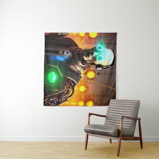 Robot 2 wandtapijt wandkleed (In Situ (horizontaal))