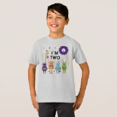 Robot 2e verjaardag tshirts en geschenken (Voorkant volledig)