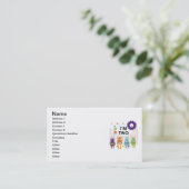 Robot 2e verjaardag tshirts en geschenken visitekaartje (Staand voorkant)