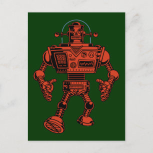 Robot 313-rood briefkaart