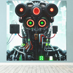 Robot 3 canvas afdrukken