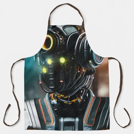 Robot 3 chef-schort schort (Voorkant)