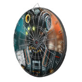 Robot 3 dartboard dartbord (Voorkant Rechts)