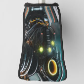 Robot 3 golfclub putter hoofddekking golfheadcover (Draai 90)