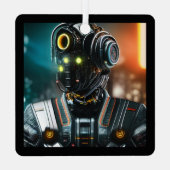 Robot 3 ornament met vierkante openingen (Achterkant)