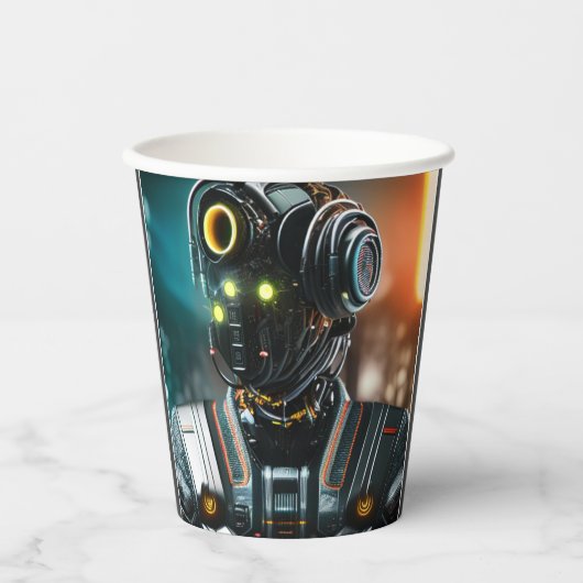 Robot 3 papieren bekers (Voorkant)