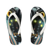 Robot 3 peuter teenslippers (Voetbed)