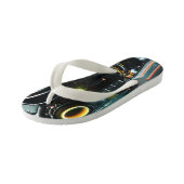 Robot 3 peuter teenslippers (Schuin)