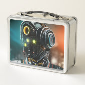 Robot 3 roestvrij lunchbox (Achterkant)