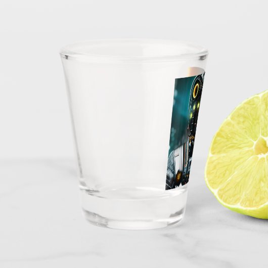 Robot 3 shot glas (Links)