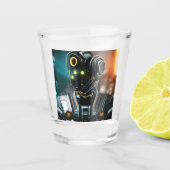 Robot 3 shot glas (Voorkant)