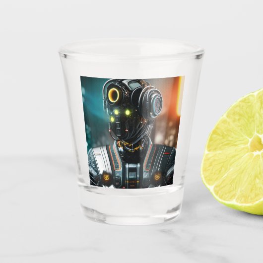 Robot 3 shot glas (Voorkant)