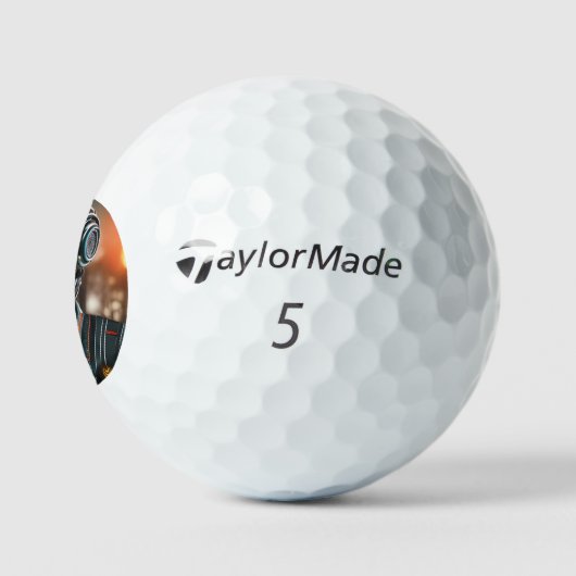 Robot 3 Taylor Made TP5 golfballen 3 pk (Logo)