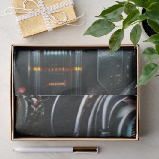 Robot 3 tissuepapier (Geschenk)