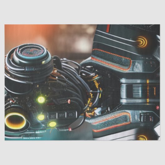 Robot 3 tissuepapier (Voorkant)