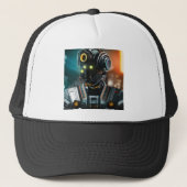 Robot 3 trucker hoed trucker pet (Voorkant)