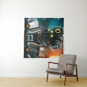 Robot 3 wandtapijt wandkleed (In Situ (horizontaal))