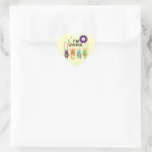 Robot 3rd Birthday T shirten en cadeaus Hart Sticker (Tas)