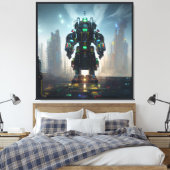 Robot 4 canvas print (Insitu (Slaapkamer))